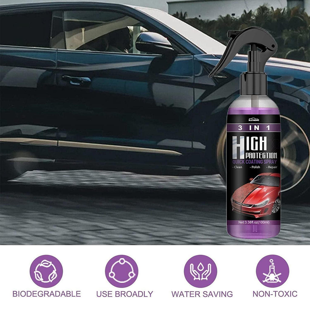 ShieldCoat Pro, 3-in-1 Car Coating & Protection Spray (Pack of 2)