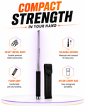 Personal Stick Security Professional Multitool Comfortable Grip Foldable Stick for Men and Women with Bag
